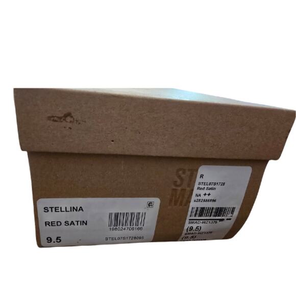 Steve Madden Stellina Sandal in Red Satin – EUC Size 9.5 - Picture 6 of 11